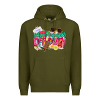 Army Green School counselor off duty Premium Hoodie - NancyCooperArtShop