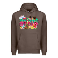 Coffee School counselor off duty Premium Hoodie - NancyCooperArtShop