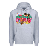 Heather Grey School counselor off duty Premium Hoodie - NancyCooperArtShop