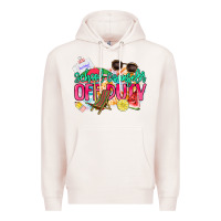Pale Pink School counselor off duty Premium Hoodie - NancyCooperArtShop