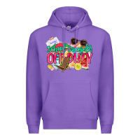Purple School counselor off duty Premium Hoodie - NancyCooperArtShop