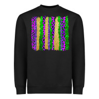 Black mardi gras brushstrokes Heavyweight Sweatshirt - AdoDesignShop