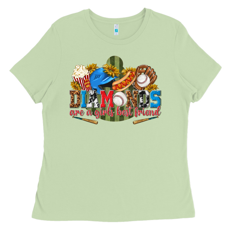 Diamonds Are A Girls Best Friend Ladies Tee by texasbilliewilder | Teevron