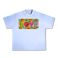 Grape Ice love and sunflower with pen and apple license plate template Urban Heavy Tee - Artiststas