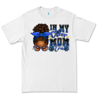 White in my cheer mom era afro messy bun Premium Tee - texasbilliewilder