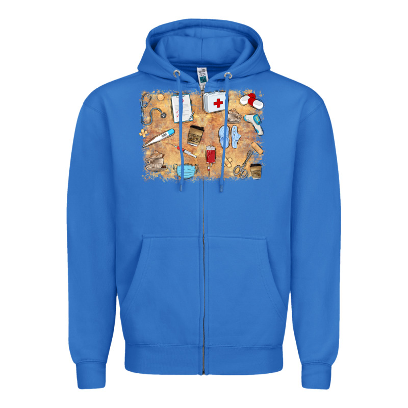 Nurse Zipper Hoodie by MaliasSmallBusiness | Teevron
