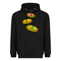 Black louisiana coins Heavyweight Hoodie - BarkalooDesign