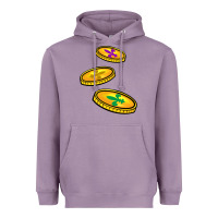 Lavender louisiana coins Heavyweight Hoodie - BarkalooDesign