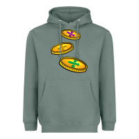 Sage louisiana coins Heavyweight Hoodie - BarkalooDesign