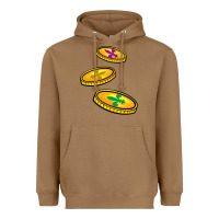 Toasted Coconut louisiana coins Heavyweight Hoodie - BarkalooDesign