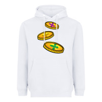 White louisiana coins Heavyweight Hoodie - BarkalooDesign