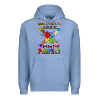 Colony Blue society says i'm autistic god says i'm perfect Premium Hoodie - JahusDesignShop