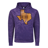 Cloud Purple Texas Map Western Horsehide Pattern Vintage Hoodie - Bettercallsaul