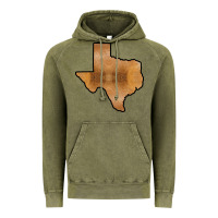 Vintage Olive Texas Map Western Horsehide Pattern Vintage Hoodie - Bettercallsaul