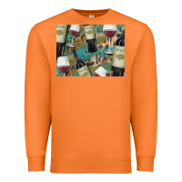 Carrot California Wine with Leopard Background Premium Sweatshirt - Bettercallsaul