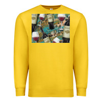 Lemon California Wine with Leopard Background Premium Sweatshirt - Bettercallsaul