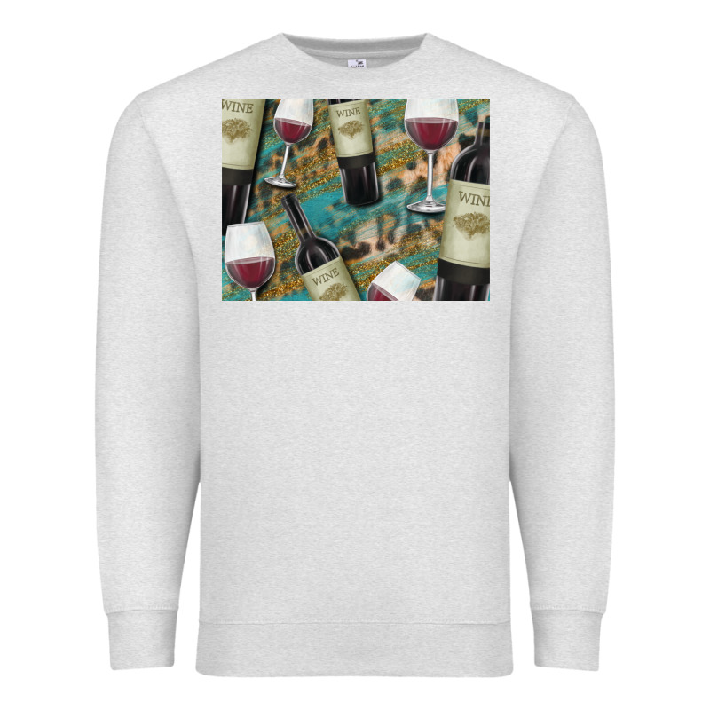 California Wine With Leopard Background Premium Sweatshirt by Bettercallsaul | Teevron