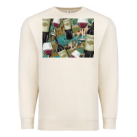 Sandshell California Wine with Leopard Background Premium Sweatshirt - Bettercallsaul