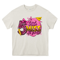 Cream little miss 5th grade Heavy Core Tee - texasbilliewilder