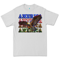 Dove Grey america america america america Premium Tee - Zillion Design Studio