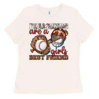 Bone diamonds are a girls best friend baseball Ladies Tee - texasbilliewilder