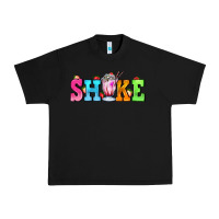 Black shake with milkshake Urban Heavy Tee - AdoDesignShop