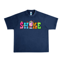 Navy shake with milkshake Urban Heavy Tee - AdoDesignShop