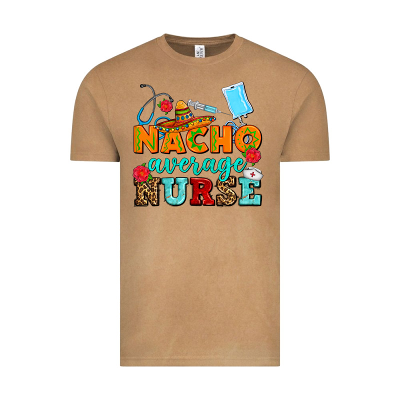 Nacho Average Nurse Vintage Tee by AdoDesignShop | Teevron