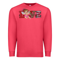 Cardinal valentine's day cupid sunflowers love Premium Sweatshirt - RanaPortraitStore