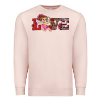 Pale Pink valentine's day cupid sunflowers love Premium Sweatshirt - RanaPortraitStore