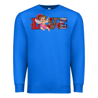 True Royal valentine's day cupid sunflowers love Premium Sweatshirt - RanaPortraitStore