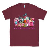 Burgundy western cancer  in october we wear pink coffee cups with ribbons Classic Tee - AdoDesignShop