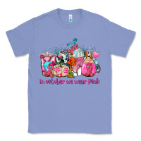 Colony Blue western cancer  in october we wear pink coffee cups with ribbons Classic Tee - AdoDesignShop