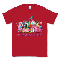 Red western cancer  in october we wear pink coffee cups with ribbons Classic Tee - AdoDesignShop