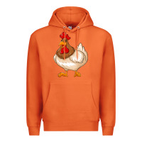 Carrot cute chicken Premium Hoodie - texasbilliewilder