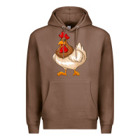 Chestnut cute chicken Premium Hoodie - texasbilliewilder