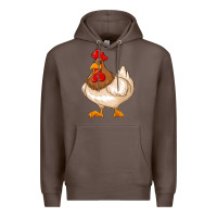 Coffee cute chicken Premium Hoodie - texasbilliewilder