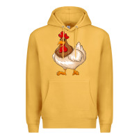 Mustard cute chicken Premium Hoodie - texasbilliewilder