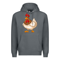 Rock cute chicken Premium Hoodie - texasbilliewilder