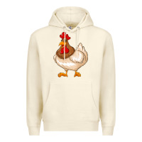 Sandshell cute chicken Premium Hoodie - texasbilliewilder
