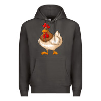 Smoke cute chicken Premium Hoodie - texasbilliewilder