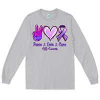 Moon Dust Peace Love Cure All Cancers Long Sleeve Tee - Jasminsmagicworld