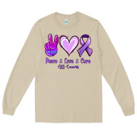 Mushroom Peace Love Cure All Cancers Long Sleeve Tee - Jasminsmagicworld