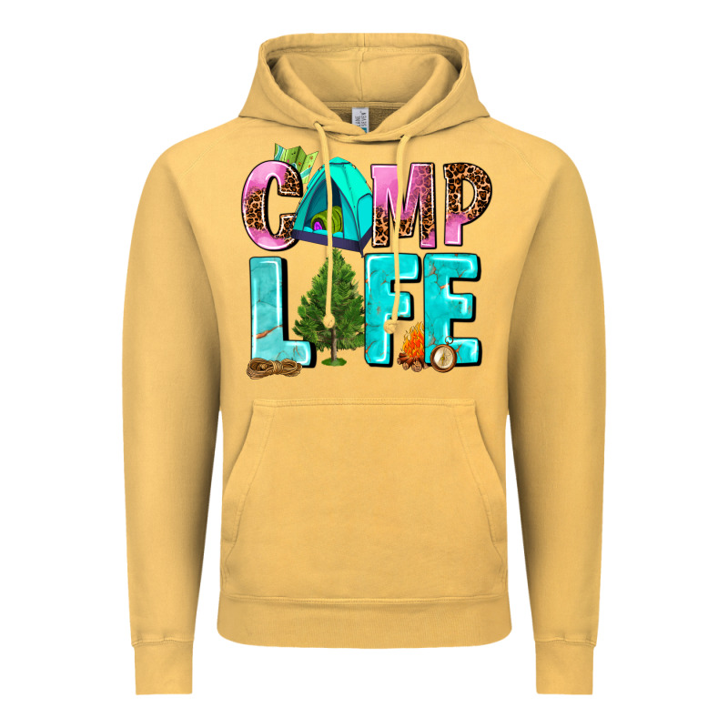Camp Life Vintage Hoodie by AdoDesignShop | Teevron