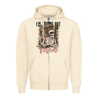 Sandshell im trying but tired Zipper Hoodie - MaliasSmallBusiness