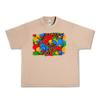 Burro autism heart background Urban Heavy Tee - AdoDesignShop