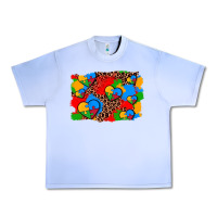 Grape Ice autism heart background Urban Heavy Tee - AdoDesignShop