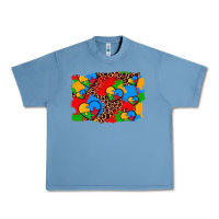 Pebble Blue autism heart background Urban Heavy Tee - AdoDesignShop