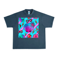 Midnight Navy sea shell Urban Heavy Tee - BundleAndBundleShop