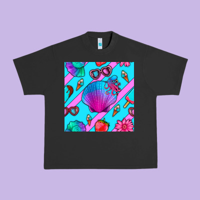 Sea Shell Urban Heavy Tee Designed By Bundleandbundleshop